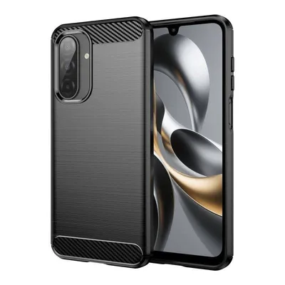 Handyhülle Max Power Digital Samsung Galaxy A17 Carbonfaser Stoßfest Schwarz