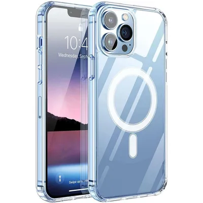 Max Power Digital Magsafe kompatible Hülle für Apple iPhone 15 Plus, transparent, magnetisch