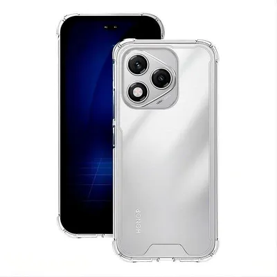 Handyhülle Max Power Digital Stoßfest Transparent Silikon Klar Verstärkte Ecken für Honor 400 Lite
