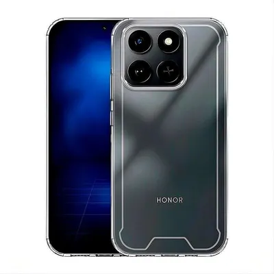 Handyhülle Max Power Digital Stoßfest Transparent Silikon Klar Verstärkte Ecken für Honor 400 Smart / X7d