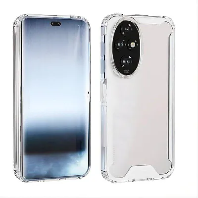 Handyhülle Max Power Digital Stoßfest Transparent Silikon Klar Verstärkte Ecken für Honor 200