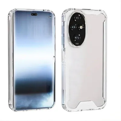 Handyhülle Max Power Digital Stoßfest Transparent Silikon Klar Verstärkte Ecken für Honor 200 Pro