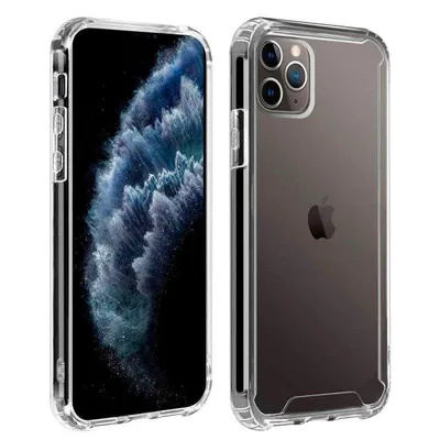 Handyhülle Max Power Digital Stoßfest Transparent Silikon Verstärkte Ecken für iPhone 11 Pro Max