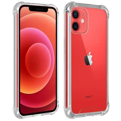 Funda für Handy Max Power Digital Antischock Transparent Silikon Klar Verstärkte Ecken für iPhone 13 Mini