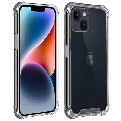 Handyhülle Max Power Digital Stoßfest Transparent Silikon Verstärkte Ecken für iPhone 14 Plus