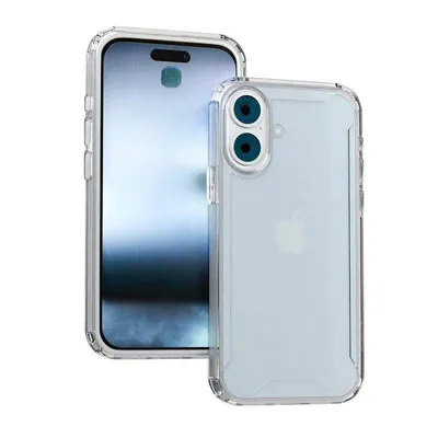 Handyhülle Max Power Digital Stoßfest Transparent Silikon Klar Verstärkte Ecken für iPhone 16 Plus