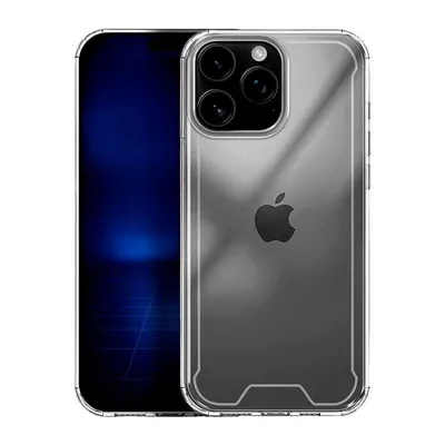 Handyhülle Max Power Digital Stoßfest Transparent Silikon Klar Verstärkte Ecken für iPhone 16 Pro Max