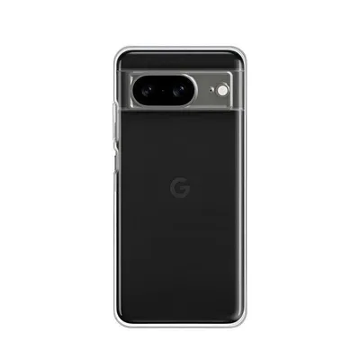 Handyhülle Max Power Digital Transparent Silikon Stoßfest Ultradünn für Google Pixel 8