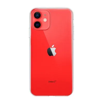 Hülle für Handy Max Power Digital Transparent Silikon Ultradünn Stoßfest für iPhone 13 Mini