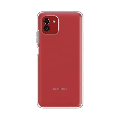 Handyhülle Max Power Digital Transparent Silikon Stoßfest Ultradünn für Samsung Galaxy A03