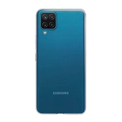 Handyhülle Max Power Digital Transparent Silikon Ultra Slim Stoßfest für Samsung Galaxy A12