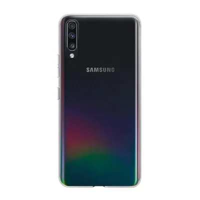 Handyhülle Max Power Digital Transparent Silikon Stoßfest Ultra Slim für Samsung Galaxy A70