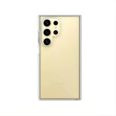Handyhülle Max Power Digital Transparent Silikon Ultra Slim Stoßfest für Samsung Galaxy S24 Ultra
