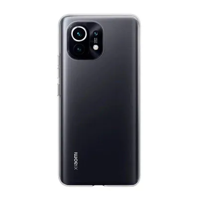 Funda für Handy Max Power Digital Transparent Silikon Ultradünn Stoßfest für Xiaomi Mi 11 Lite