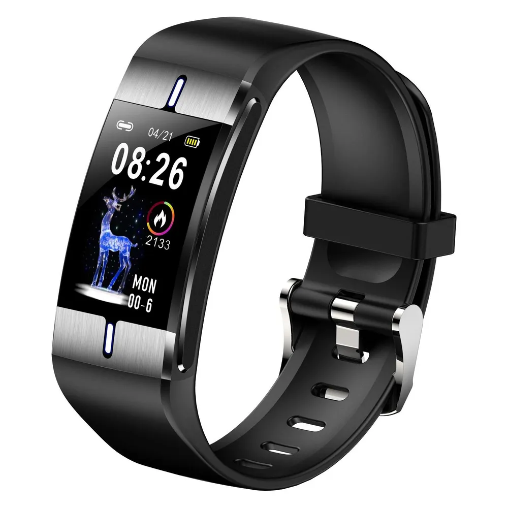 Aktivitätsarmband Maxcom FW34 Bluetooth TFT Silber 10 Tage Herzfrequenzmesser