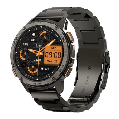 MAXCOM FW110 Bluetooth 1,43'' AMOLED Schwarz Armband Schwarz Blutdruckmesser SpO2
