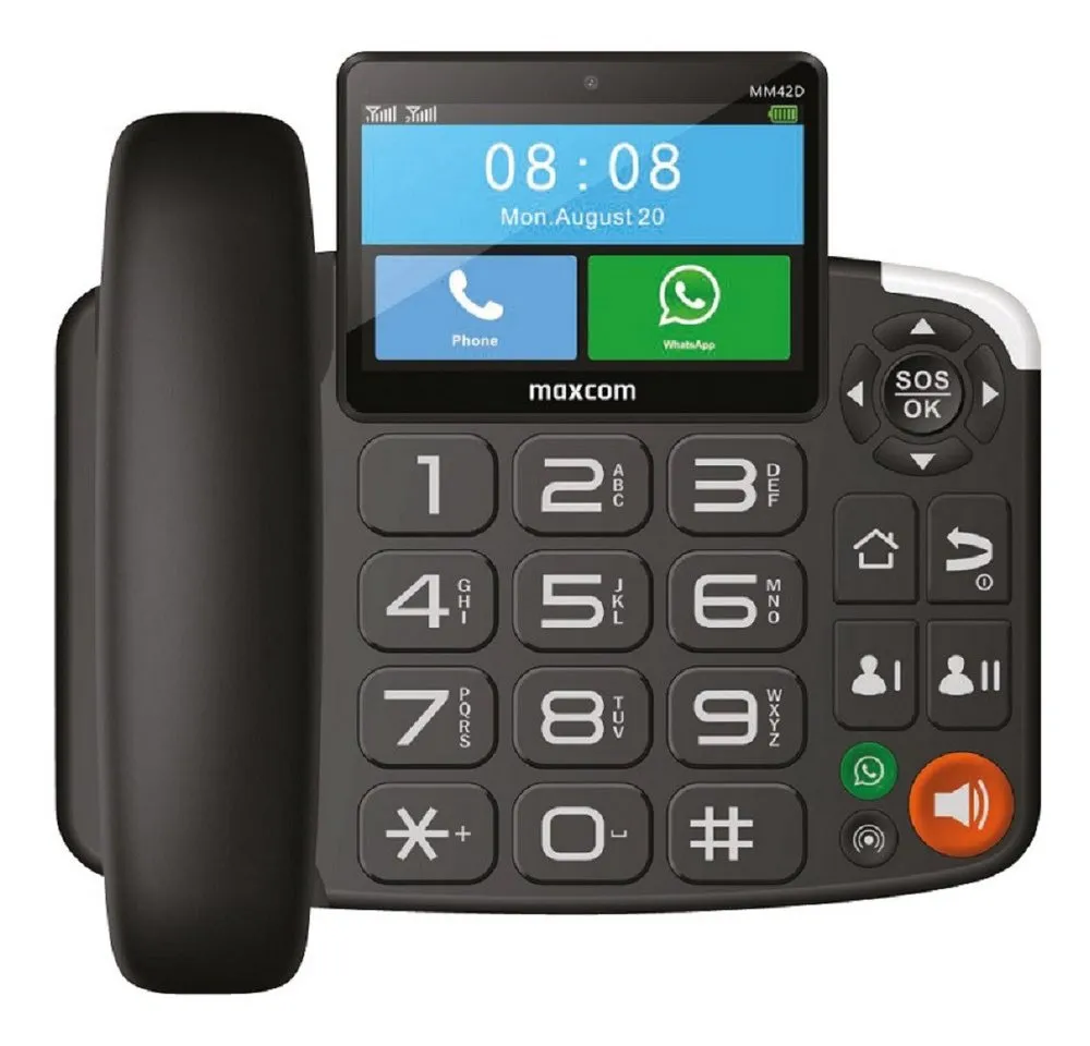 Maxcom Maxcom Comfort MM42D SE 4G Telefon Touchscreen WhatsApp-Unterstützung Festnetztelefon