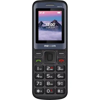 Tastenhandy Maxcom MM 718 4G Schwarz 1.77" Nano-SIM Bluetooth