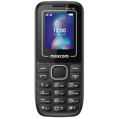 Maxcom MM135L Dual-SIM, Schwarz/Blau