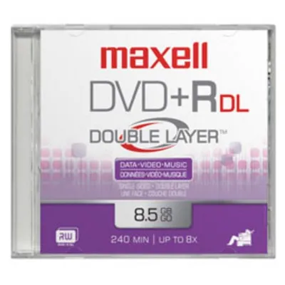 DVD+R DL Maxell 10 Pack 8,5 GB Tortendose 8x