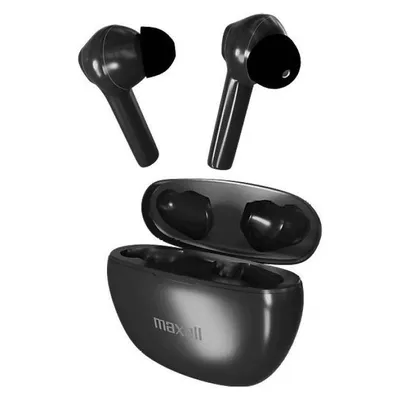 Maxell Dynamic+ kabellose Kopfhörer mit Ladecase Bluetooth schwarz
