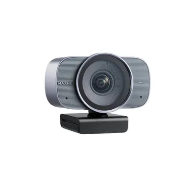 Maxhub UC W31 4K Ultra HD 12MP USB-C-Webcam mit Rauschunterdrückung und Sichtschutzabdeckung, Schwarz