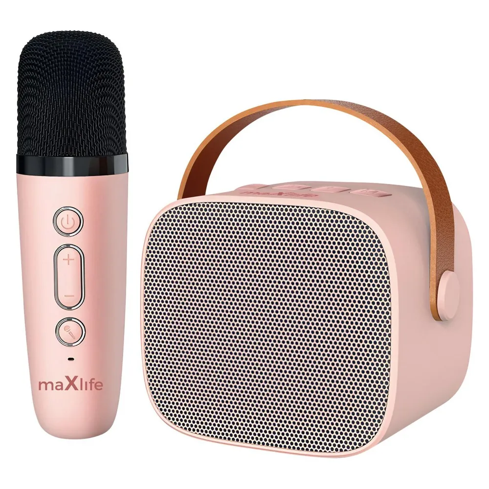 Maxlife Bluetooth Karaoke Lautsprecher MXKS-100 rosa