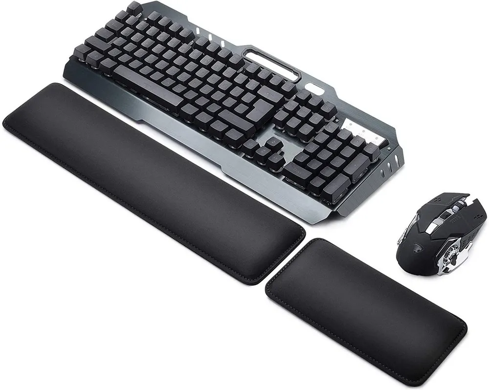 MAXLVL Tastatur-Handballenauflage Set für Tastatur und Maus (2-St), hochwertig und bequem
