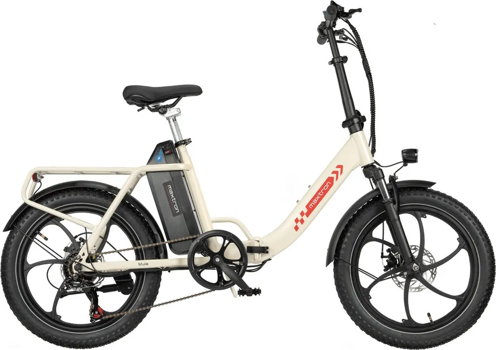 Maxtron E-Bike Klapprad Maxtron MULE Klapprad, 7 Gang Shimano ALTUS Schaltwerk, Kettenschaltung, 960 Wh, (Packung), Stadt & Abenteuer: 20" Fatbike mit XXL 20Ah Akku.