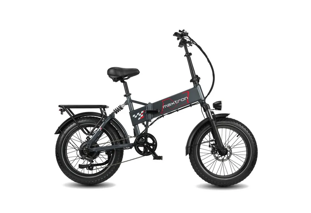 Maxtron E-Bike Klapprad Maxtron Polaris 20-Zoll Elektro-Fatbike, 7 Gang Shimano, Kettenschaltung, Heckmotor, 624 Wh, (Packung), mit 60 Nm Power – perfekt für City-Pendler