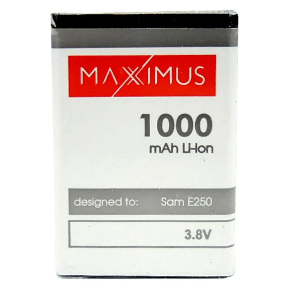 Maxximus Samsung E250 Akku 1000mAh Li-Ion AB463446BE
