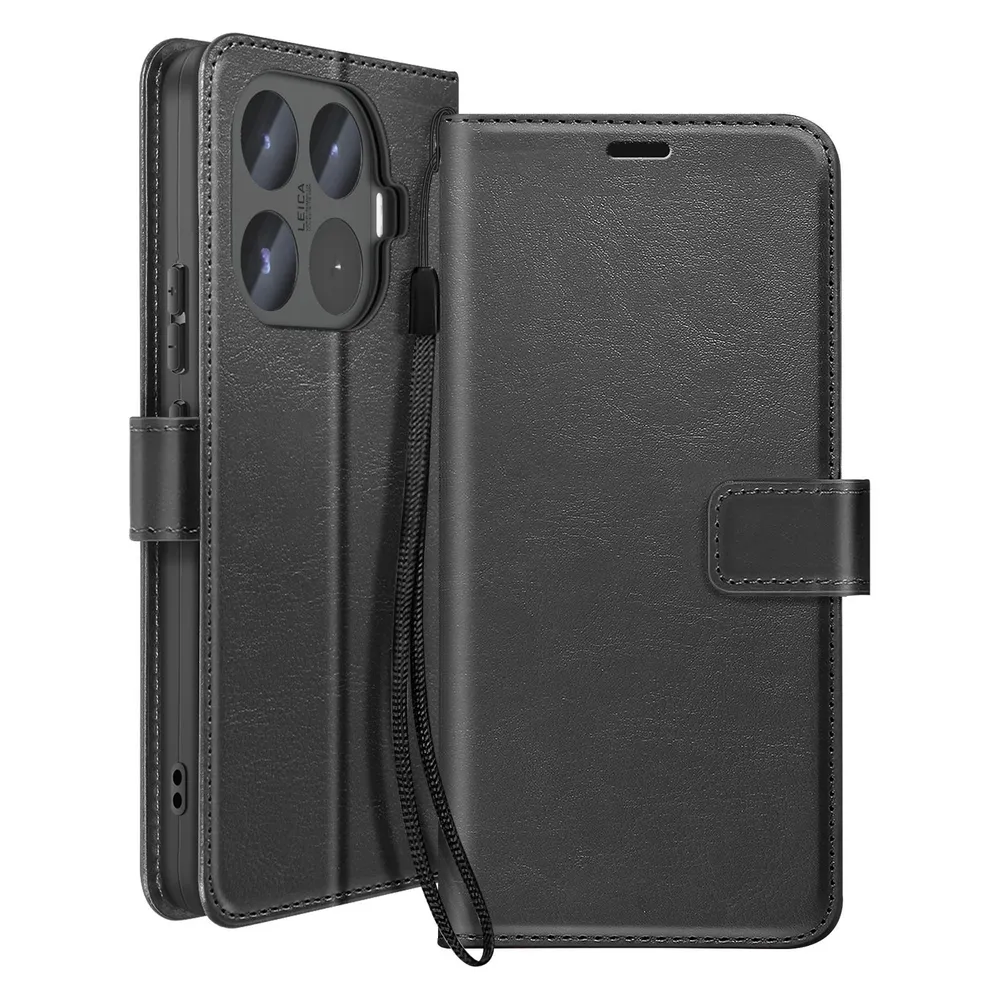 Mayaxess Geldbörsen Hülle für Xiaomi 17T mit Handschlaufe und Standfunktion