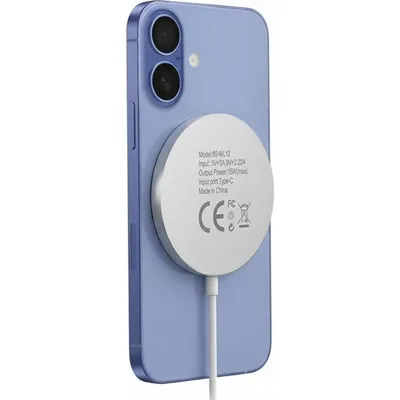 Kabelloser Ladegerät Mayaxess MS-VIRT-16N MagSafe 15W Aluminium Weiß