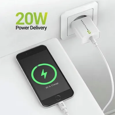 Schnellladegerät Mayaxess 18W Quick Charge 3.0 mit Lightning-Kabel