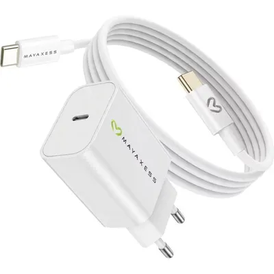 Schnellladegerät Mayaxess SEK-VIRT-S22 20W mit USB-C-Kabel