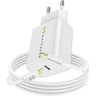 Schnelllader Mayaxess Quick Charge 3.0 18W mit Lightning-Kabel