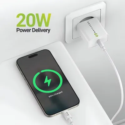Schnelllader USB-C Mayaxess 20W mit Kabel
