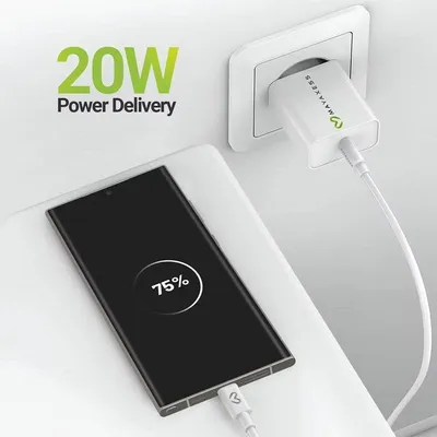 Schnelllader USB Mayaxess 20W Weiß