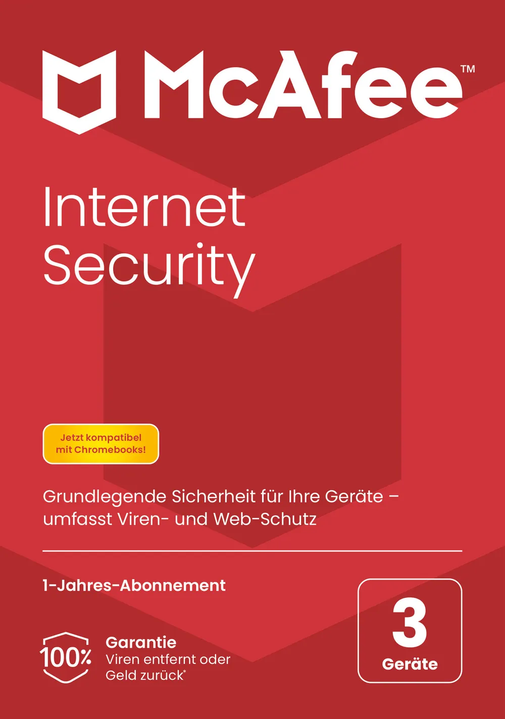 Internet Security 3 Geräte, 1-Jahres-Abonnement