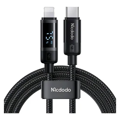 Mcdodo CA-5210 USB-C to Lightning cable, 36W, 1.2m (black)