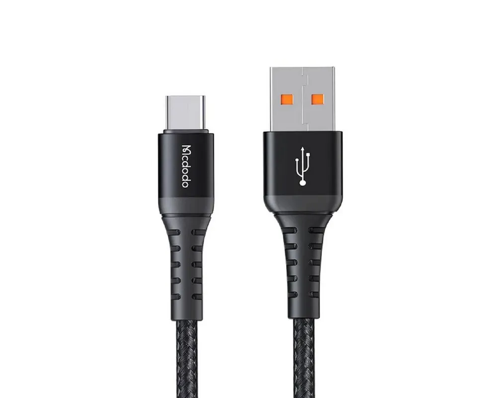 mcdodo Schnellladekabel Typ-C Schwarz 1m Smartphone-Kabel, (100 cm)