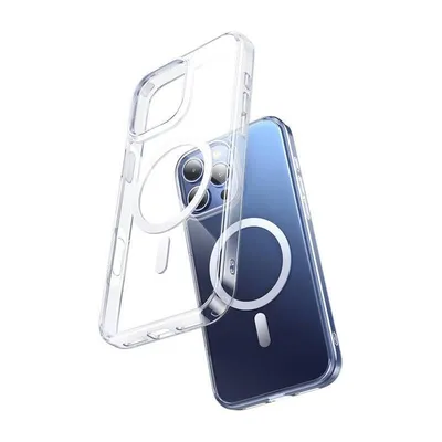 Funda para móvil McDodo PC-4923 Magnetisch PC+TPU Transparent für iPhone 16 Pro Max