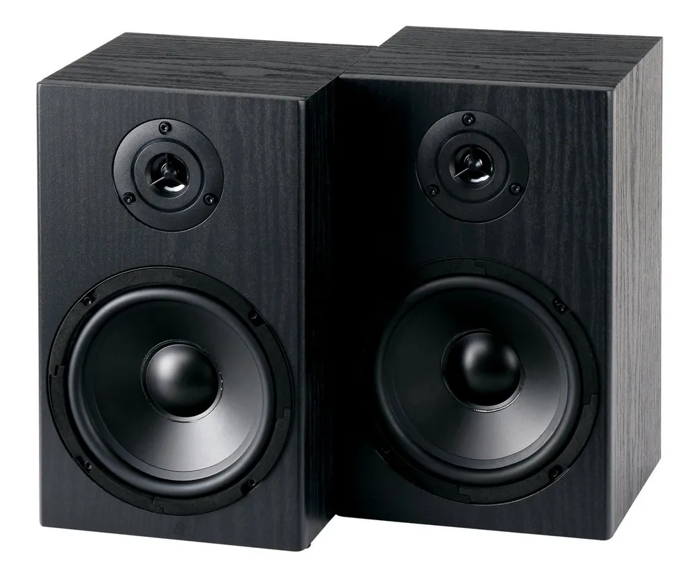 McGrey BSS-265 6,5" HiFi Lautsprecher - 2-Wege-System Regal-Lautsprecher (kein Netzwerkstandard, 80 W, HiFi-Boxen auch als Wandlautsprecher)