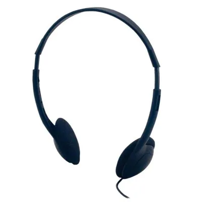 Kopfhörer MCL CSQ-HEAD/N mit Kabel, 3,5 mm Anschluss, Musik, schwarz