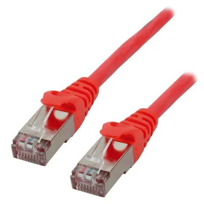 Netzwerkkabel MCL Cat6a S/FTP 2 m rot