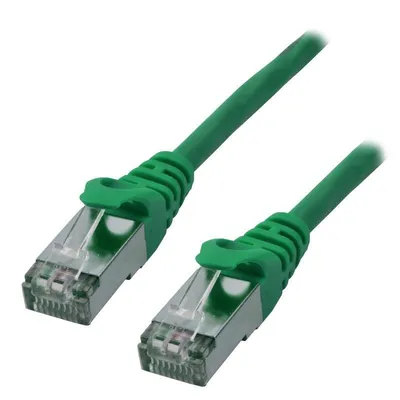 Netzwerkkabel MCL Cat6a S/FTP 5 m grün