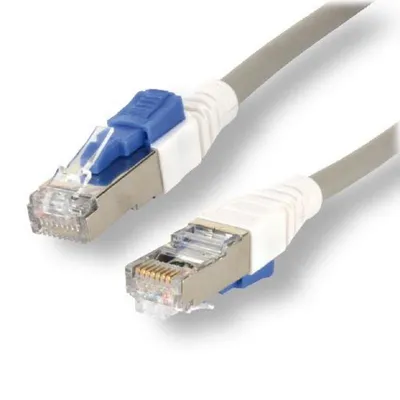 Netzwerkkabel MCL FCC6ABMSHFV-5M Cat6a S/FTP 5 m grau