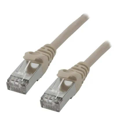 Netzwerkkabel MCL Cat6 F/UTP RJ45 0,5 m grau