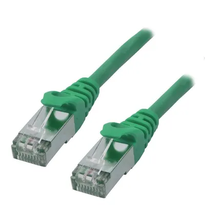 Netzwerkkabel RJ45 Cat6 10 m grün MCL F/UTP (FTP)
