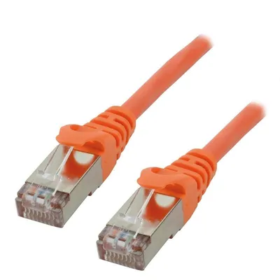 Netzwerkkabel MCL FCC6BM-3M/O Cat6 F/UTP 3 m Orange